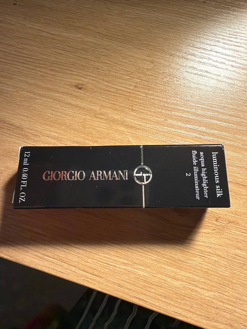Giorgio Armani Luminous Silk Acqua Highlighter - 2 Stellar - 12ml - Brand New